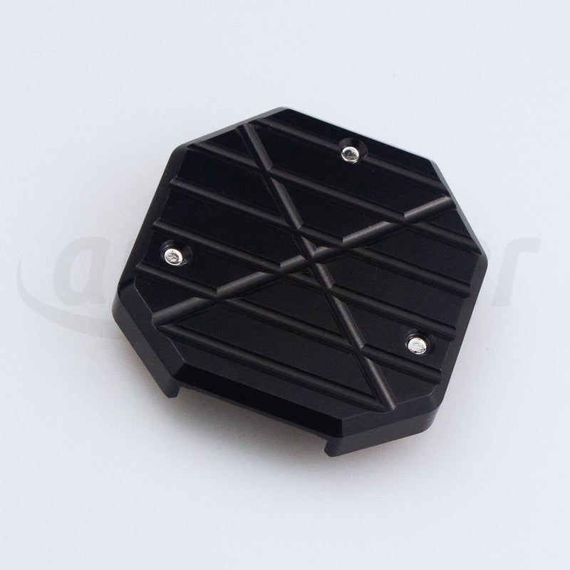 amavoler Universal Scooter Motorcycle Bike Kickstand Extender Foot Side Stand Extension Pad Support Plate Anti-skid Enlarged Base (Blue) - Image 5